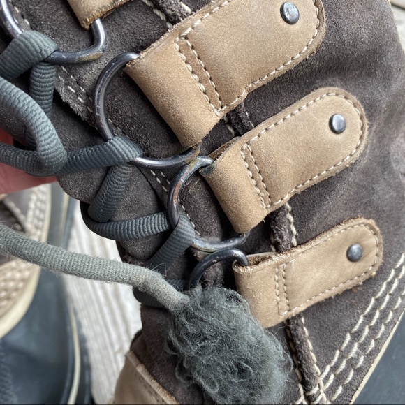 Sorel Joan Of Arctic Dark Brown Boots - Picture 12 of 15